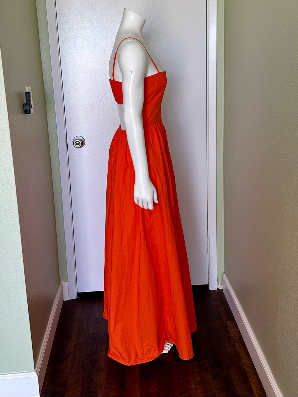 Susana Monoco Orange Spaghetti Strap Maxi Dress - Picture 6 of 8
